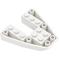 Ters Eğim Kama Taşı 6x6x1 Tekne Pruvası - Beyaz