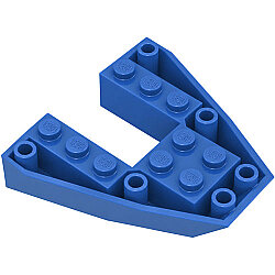 Ters Eğim Kama Taşı 6x6x1 Tekne Pruvası - Mavi