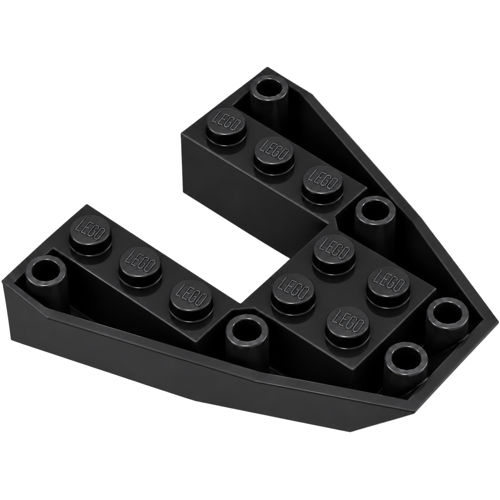 Ters Eğim Kama Taşı 6x6x1 Tekne Pruvası - Siyah - 1