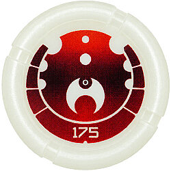 Bionicle Fırlatma Diski 40mm Baskı-Kanoka 175 Ta-Metru - Fosfor-Saydam-Beyaz