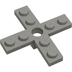 Plaka Pervane 5x5 Uçak Helikopter Rotor 40mm - Eski-Gri