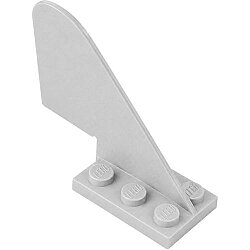 Arka Kanat 2x4x6 Dümen yuvarlak uçlu Kuyruk - Beyaz