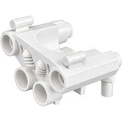 Mini Boyunluk Jet Pak 28mm Çift Saplı - Beyaz