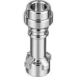Mini Silah ışın Kılıcı Kabzası 16mm Star Wars - Krom-Gümüş