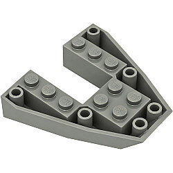Ters Eğim Kama Taşı 6x6x1 Tekne Pruvası - Eski-Gri