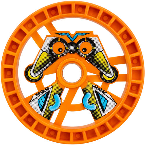 Teknik Disk Jant 37mm RoboRider Baskı-Scout Tılsım - Turuncu - 1