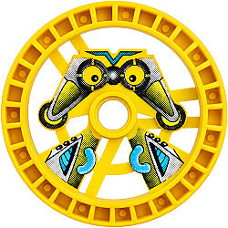 Teknik Disk Jant 37mm RoboRider Baskı-Scout Tılsım - Sarı