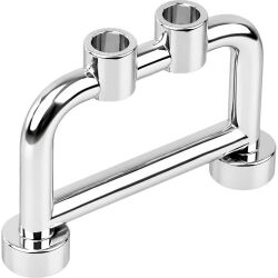 Askı Çubuğu 1x4x2 Bahçe Korkuluğu Çit Bariyer - Krom-Gümüş