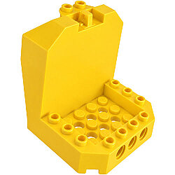 Menteşeli Kokpit 6x6x5 alt kısım - Sarı