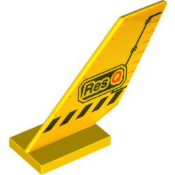 Arka Kanat 2x4x6 Dümen Baskı-ResQ - Sarı - 1