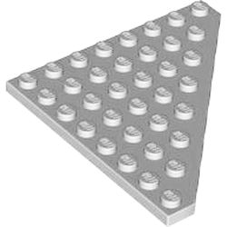 Köşe Plaka 8x8 45° - Beyaz - 1