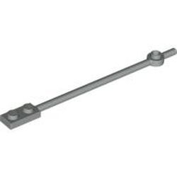 Çubuklu 1x2 Plaka KAPALI Stud 1x12 - Eski-Gri