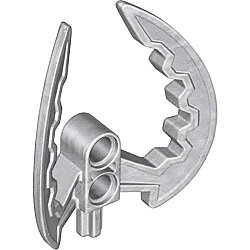 Büyük Figür Silahı 45mm Pençe Kanca - Perl-Gümüş