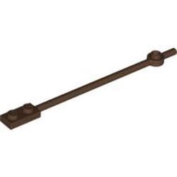 Çubuklu 1x2 Plaka KAPALI Stud 1x12 - Eski-Kahverengi - 1