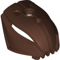Bionicle Rahkshi Kafa Parçası 35mm Büyük Figür Başı - Metalik-Kahverengi
