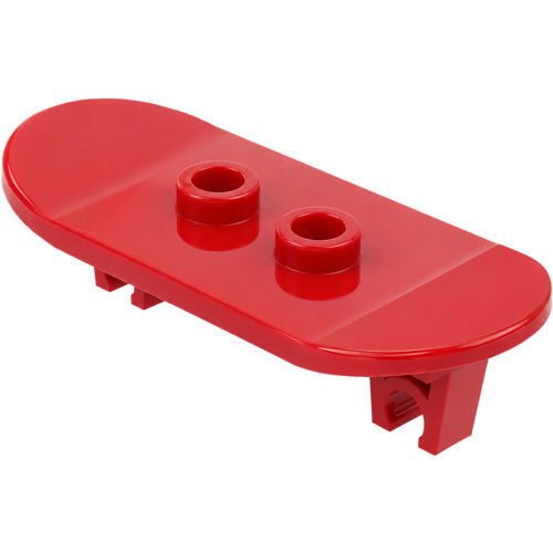 Spor Kaykayı 40mm Çift Teker Klipsi - Kırmızı - 1