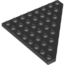 Köşe Plaka 8x8 45° - Siyah - 1