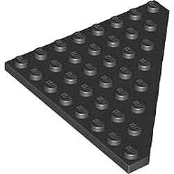 Köşe Plaka 8x8 45° - Siyah