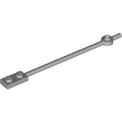 Çubuklu 1x2 Plaka KAPALI Stud 1x12 - Yeni-Gri