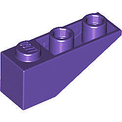 Ters Eğimli Çatı Parçası 1x3 25° - Koyu-Leylak
