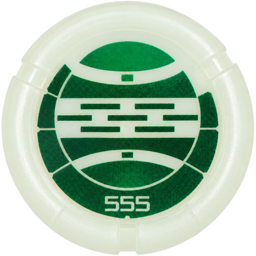 Bionicle Fırlatma Diski 40mm Baskı-Kanoka Le-Metru 555 - Fosfor-Saydam-Beyaz - 1