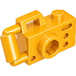 Minifigür El Kamerası 16mm Sol Vizörlü - Parlak-Turuncu