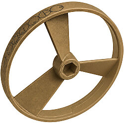 Bionicle Spinner Rotor Pervane 39mm kenarı Baskı-Kod - Metalik-Koyu-Bej