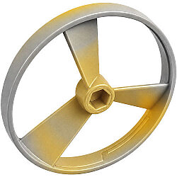 Bionicle Spinner Rotor Pervane 39mm Baskı-Çift Renk Gümüş-Gri - Parlak-Turuncu
