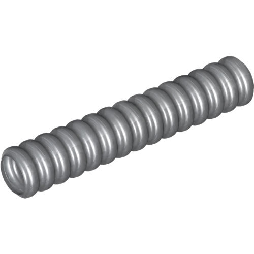 Esnek Nervürlü Hortum 40mm oluklu - Gümüş-Gri - 1