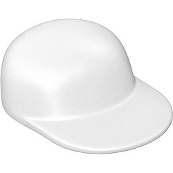 Geniş gölgelikli Beyzbol Şapkası 18mm Kep - Beyaz