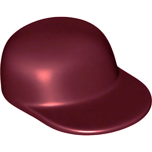 Geniş gölgelikli Beyzbol Şapkası 18mm Kep - Koyu-Kırmızı - 1