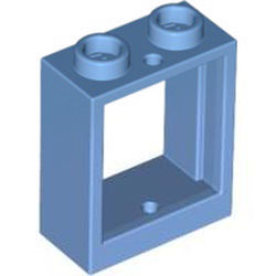 Pencere Çerçeve 1x2x2 Duvar Panel - Orta-Mavi - 1