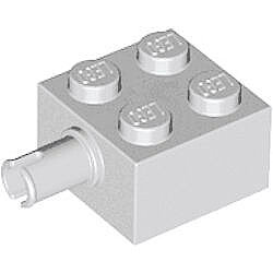 Pimli Teknik Yapı Taşı deliksiz 2x2 - Beyaz