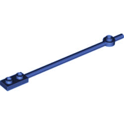 Çubuklu 1x2 Plaka AÇIK Stud 1x12 - Koyu-Mavi - 1