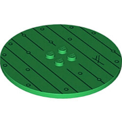 Yuvarlak Fayans 8x8 Disk Baskı-No 1 - Yeşil - 1
