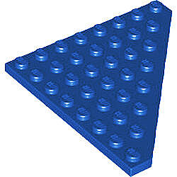 Köşe Plaka 8x8 45° - Mavi