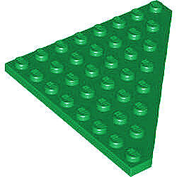Köşe Plaka 8x8 45° - Yeşil