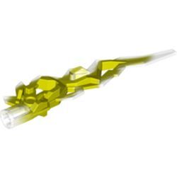 Büyük Figür Silahı Enerji Kılıcı 80mm Alev Yıldırım Şimşek - Şeffaf-Neon-Yeşil