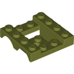 Araç Tabanı 4x4x1 Tekerlek Çamurluklu - Zeytin-Yeşili