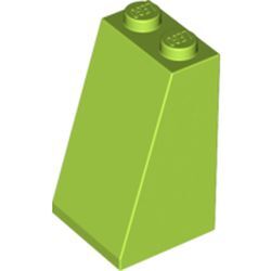 Eğimli Çatı Parçası 2x2x3 Solid Stud 75° - Misket-Limonu