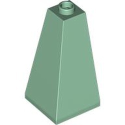 Çift Yönlü Eğim Parçası 2x2x3 Köşe 75° - Soft-Yeşil