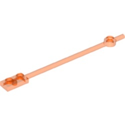 Çubuklu 1x2 Plaka AÇIK Stud 1x12 - Şeffaf-Neon-Turuncu