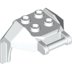 Büyük Figür göğüs Zırhı 32mm 4x3x3 Kokpit - Beyaz