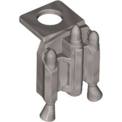 Çift Nozullu Mandalorian JetPak 21mm - Gümüş-Gri - 1