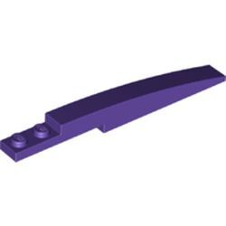 Kavisli Eğim Parçası 10x1 - Koyu-Leylak