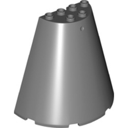 Yarım Konik Parça 8x4x6 - Yeni-Koyu-Gri