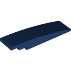 Kavisli Eğim Parçası 2x8 - Koyu-Mavi