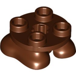 Mini Modifiye Bacak 2x2 Ayrık Ayaklı - Kırmızı-Kahve