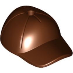 Mini Beysbol Cap Şapka 18mm No 6 - Kırmızı-Kahve - 1
