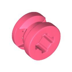 Ufak Teker Jantı 8mm Kenar Çentikli 8x6mm - Pembe-Mercan